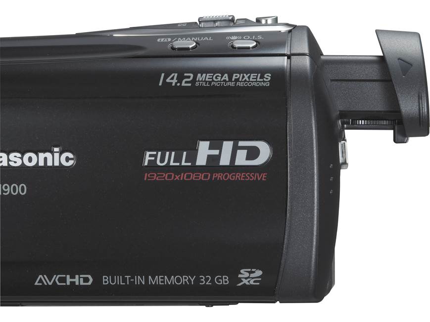 Panasonic HDC-TM900 HD camcorder with 32GB flash memory, 3D-ready