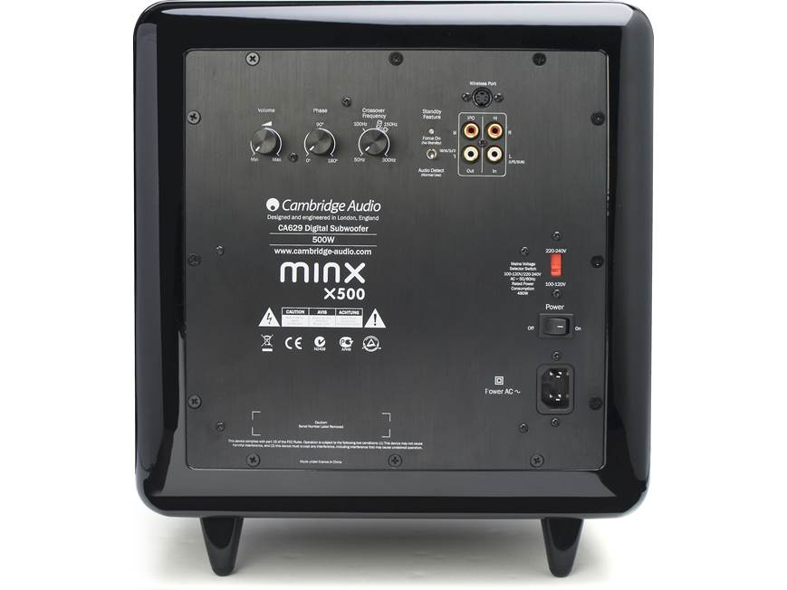 Cambridge Audio Minx X500 (Black) Powered subwoofer (Black) at