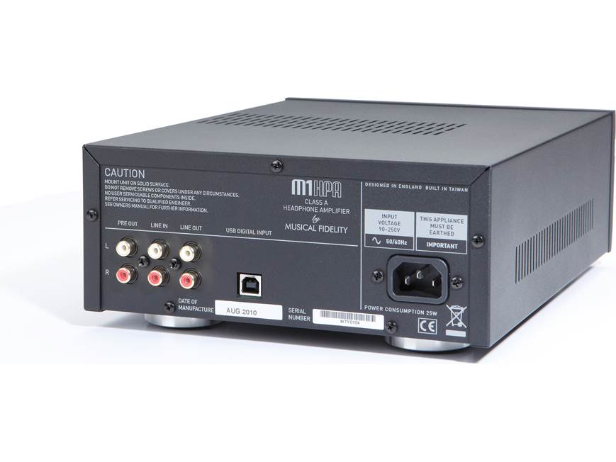 Musical Fidelity M1HPA Headphone amplifier with USB input at Musical Fidelity M1HPA Headphone amplifier with USB input at