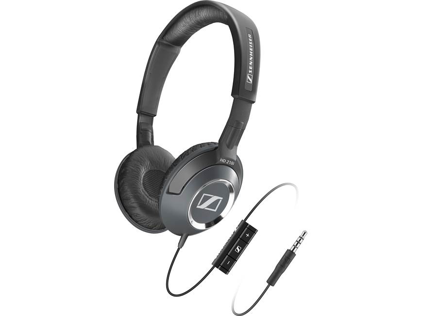 Sennheiser HD 218i Portable on-ear headphones with in-line remote