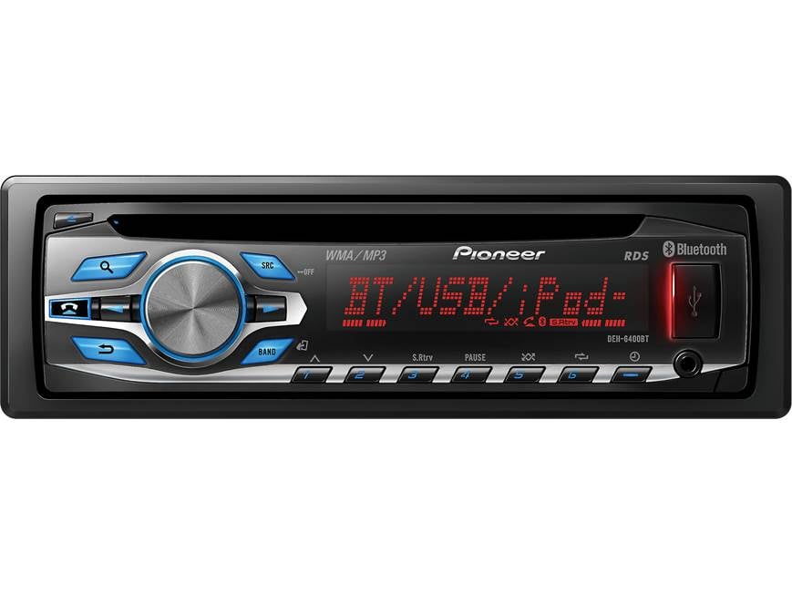 Pioneer DEH-6400BT CD receiver at Crutchfield