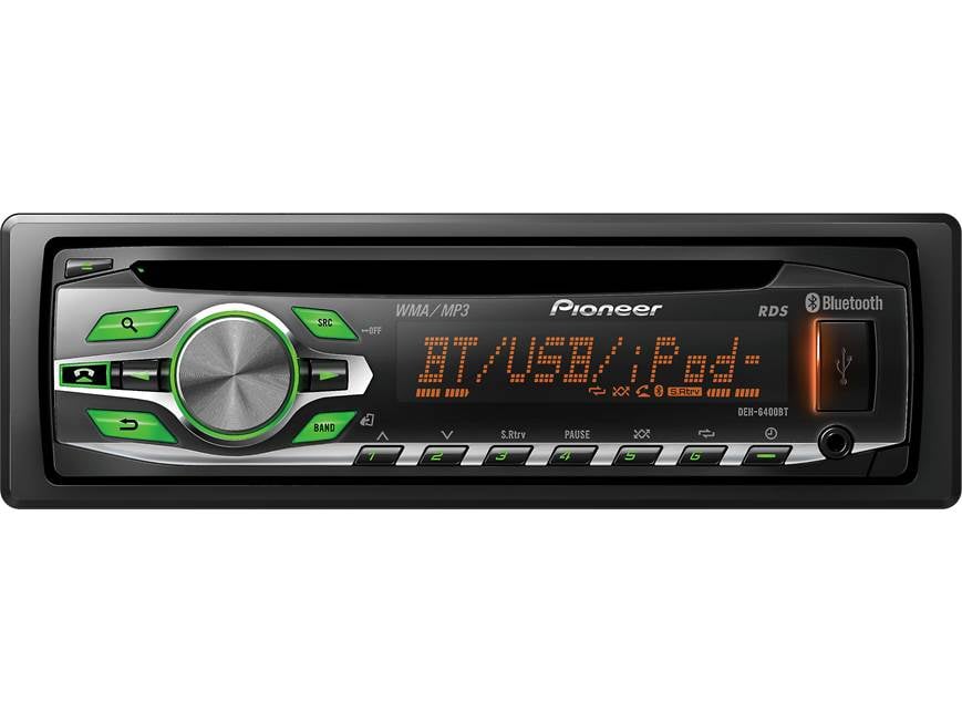 Pioneer DEH-6400BT CD receiver at Crutchfield