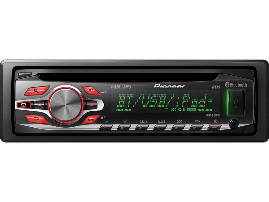 Pioneer DEH-6400BT CD receiver at Crutchfield