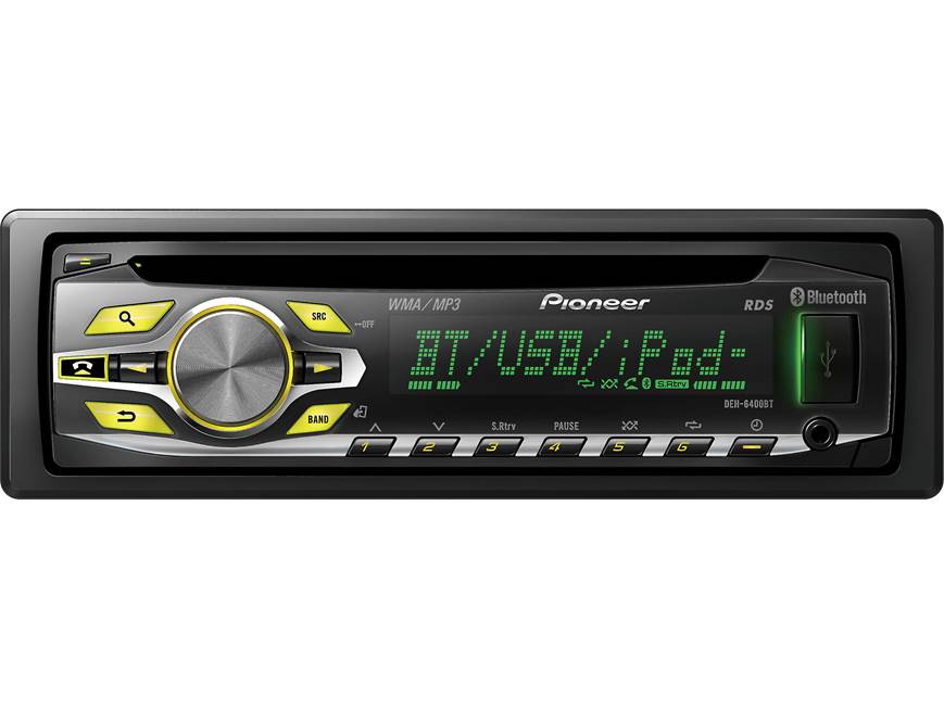 Pioneer DEH-6400BT CD receiver at Crutchfield