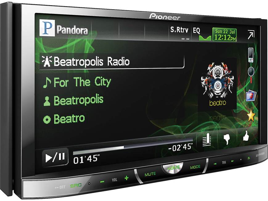 Pioneer AVH-P4400BH DVD receiver at Crutchfield