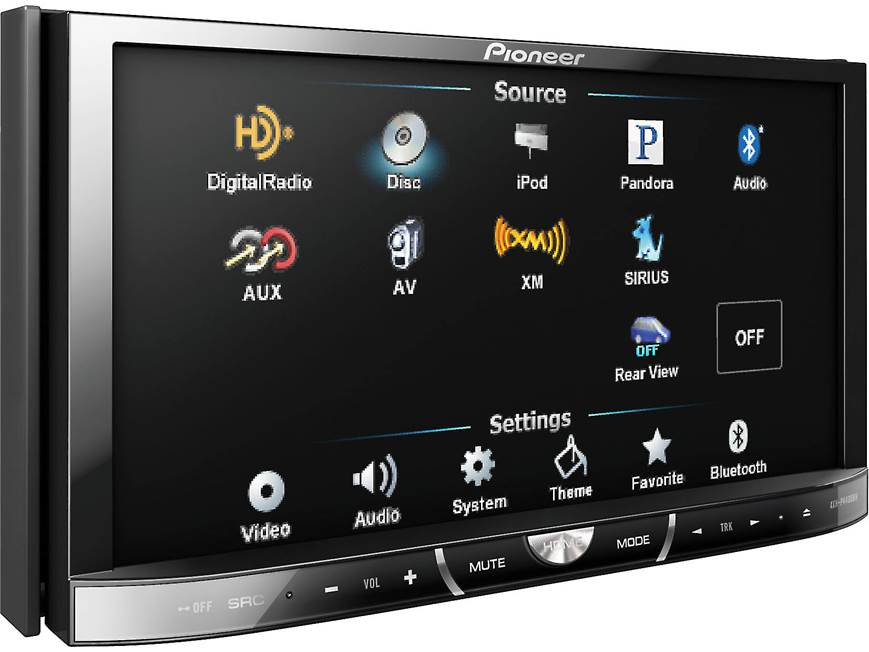 Pioneer AVH-P4400BH DVD receiver at Crutchfield