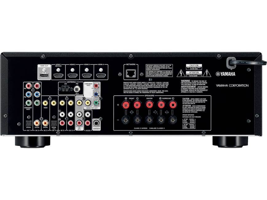 Yamaha RX-V473 Home theater receiver with 3D-ready HDMI switching