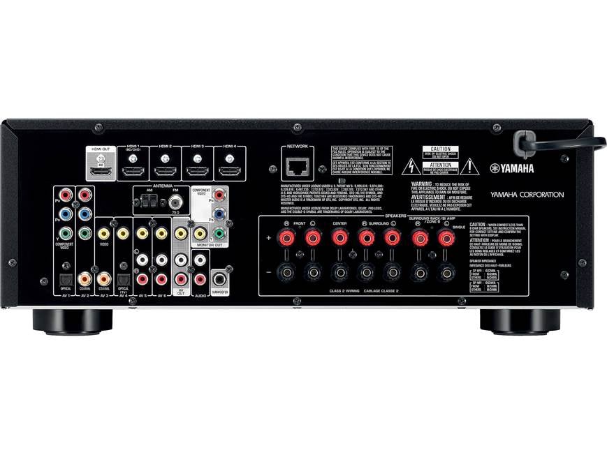 Yamaha RX-V573 Home theater receiver with 3D-ready HDMI switching