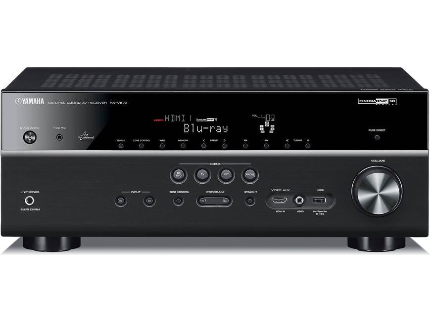 Yamaha RX-V673 Home theater receiver with 3D-ready HDMI switching