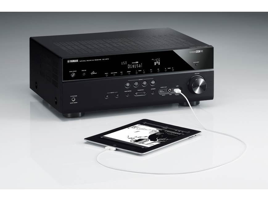 Yamaha RX-V673 Home theater receiver with 3D-ready HDMI switching