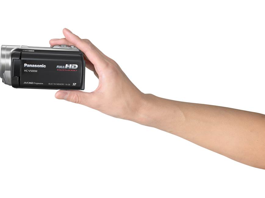 家電 Panasonic HC-580M Panasonic HC-V700M HD camcorder with 16GB of flash memory at