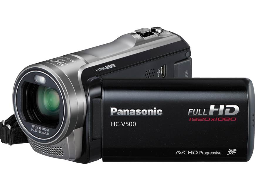 Panasonic HC-V500M HD camcorder with 16GB of flash memory at