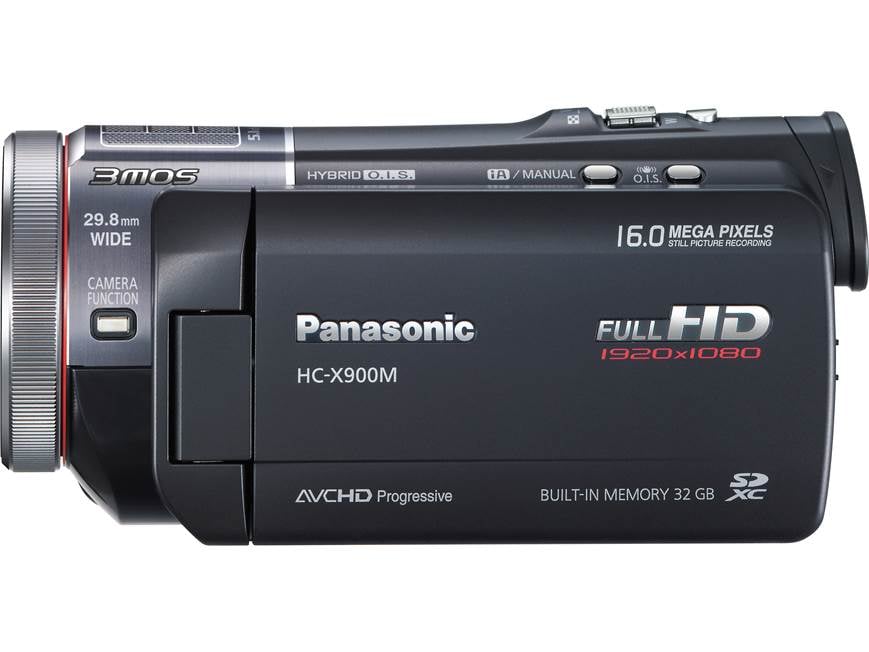Panasonic HC-X900M HD camcorder with 32GB of flash memory at