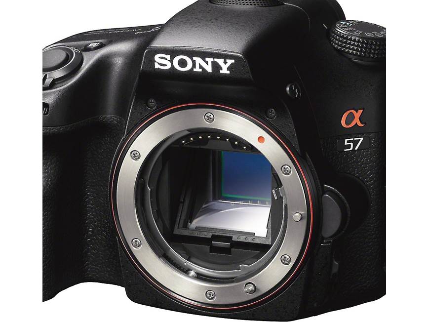 Sony Alpha SLT-A57 Kit 16-megapixel digital SLR camera with 18