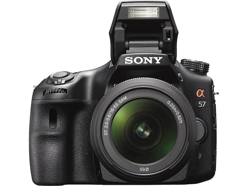 Sony Alpha SLT-A57 Kit 16-megapixel digital SLR camera with 18