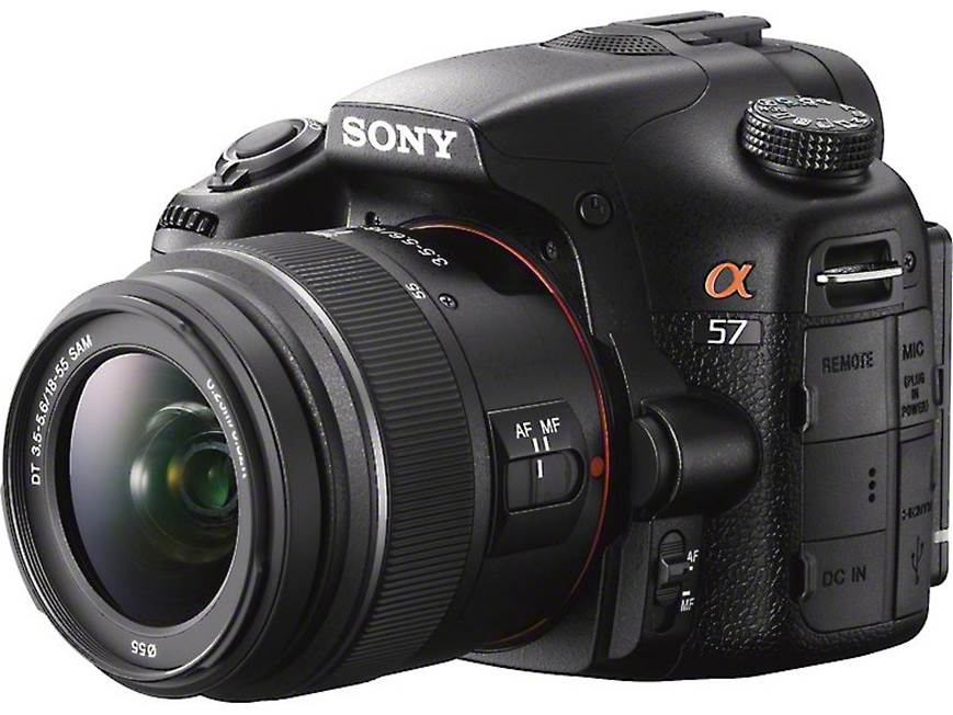SONY SLT-A57 デジタルカメラセット Sony Alpha SLT-A57 Kit 16-megapixel digital SLR camera with 18