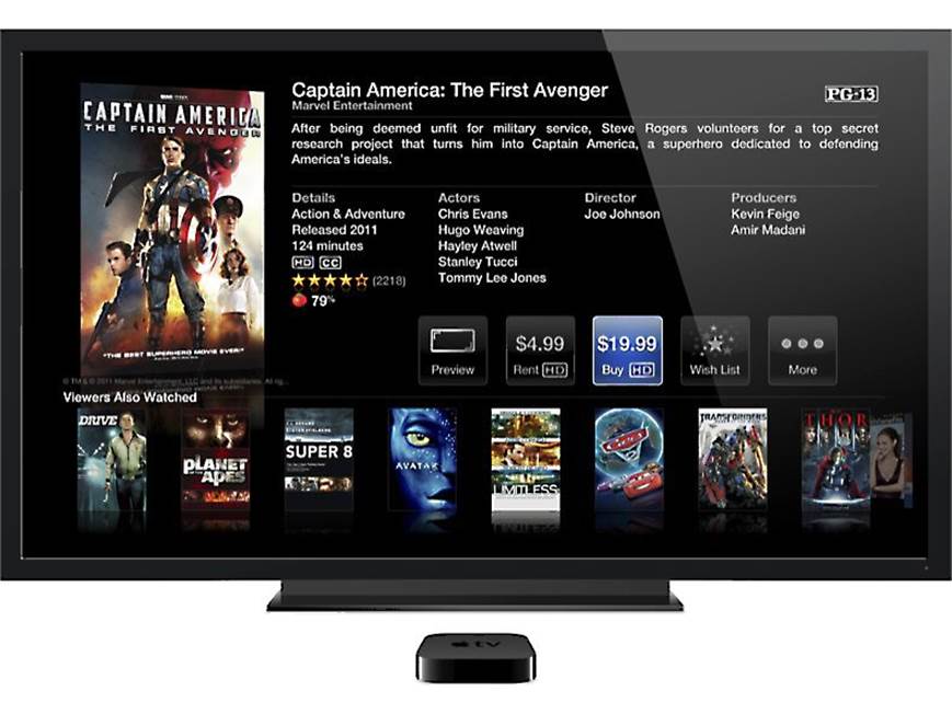 Apple TV® HD digital media receiver with Wi-Fi® and AirPlay® at