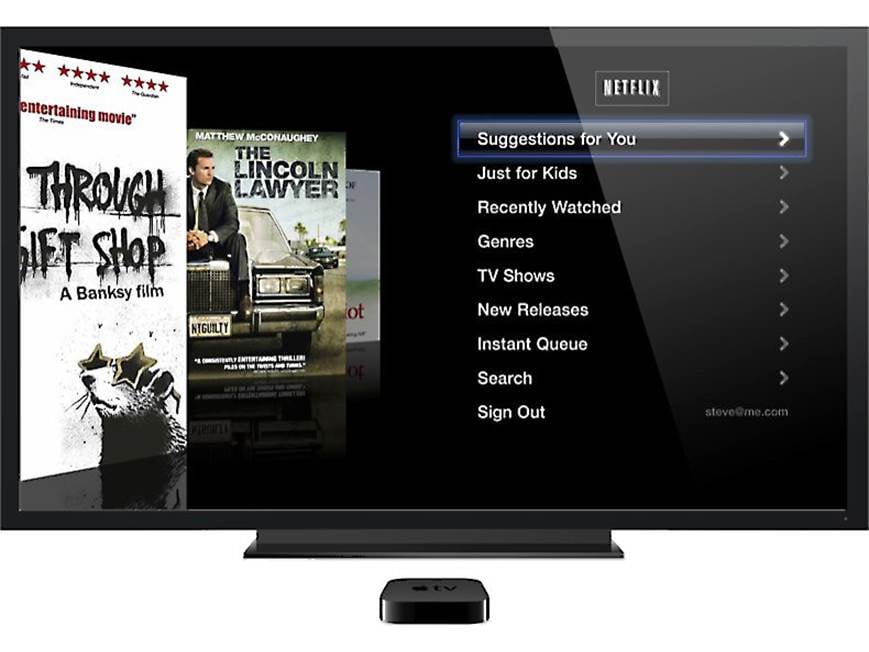 Apple TV® HD digital media receiver with Wi-Fi® and AirPlay® at