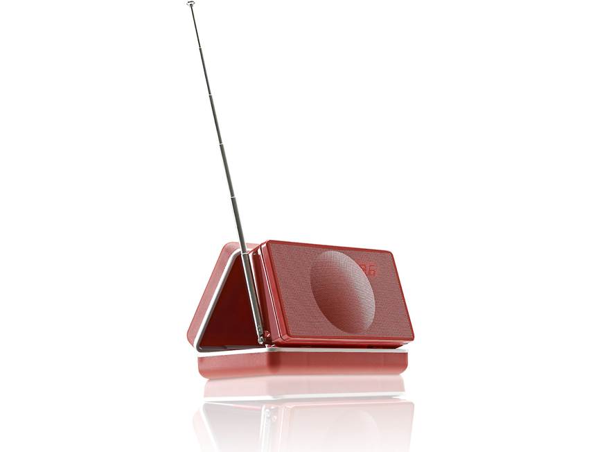 Geneva Sound System Model XS (Red) Portable Bluetooth® powered