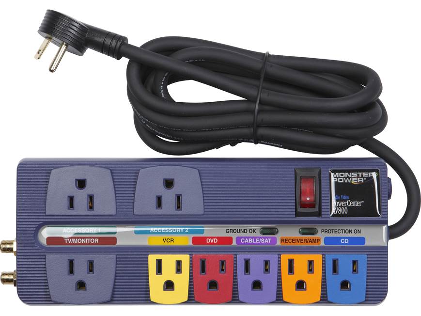 Monster Power AV 800 Surge suppressor at Crutchfield
