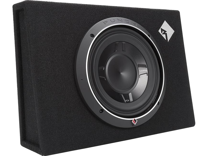 Rockford Fosgate Punch P3S-1X10 Sealed truck-style enclosure with