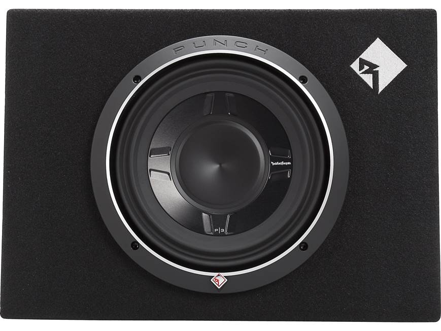 Rockford Fosgate P3S-1X10 ウーファー 本体 Rockford Fosgate Punch P3S-1X10 Sealed truck-style enclosure with