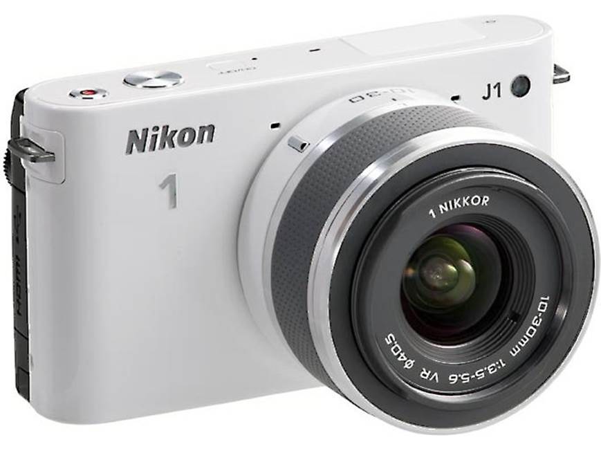 Nikon 1 J1 Gift Pack Includes white Nikon 1 J1 w/10-30mm lens, 8GB