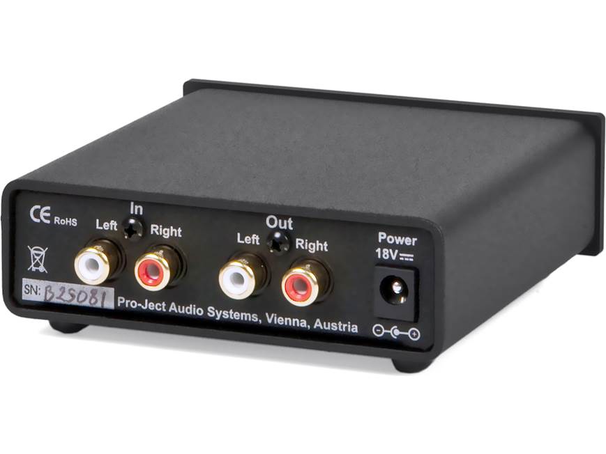 Pro-Ject Head Box S (Black) Headphone amplifier (Black) at Crutchfield