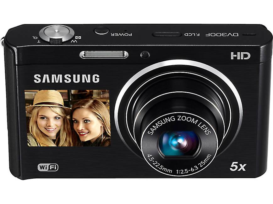Samsung DV300F (Black) Dual-view compact camera with Wi-Fi® (Black