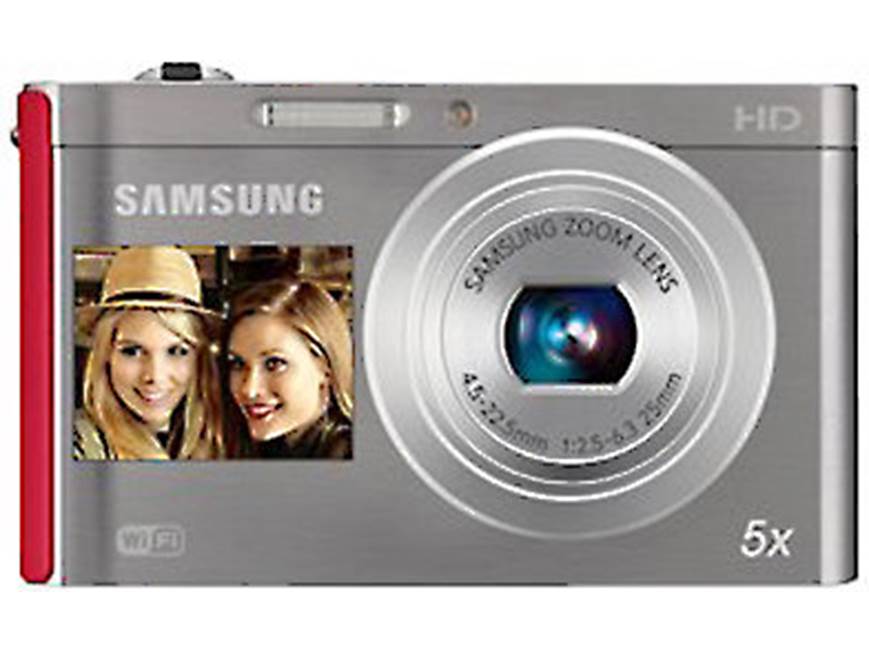 Samsung DV300F (Silver/Red) Dual-view compact camera with Wi-Fi