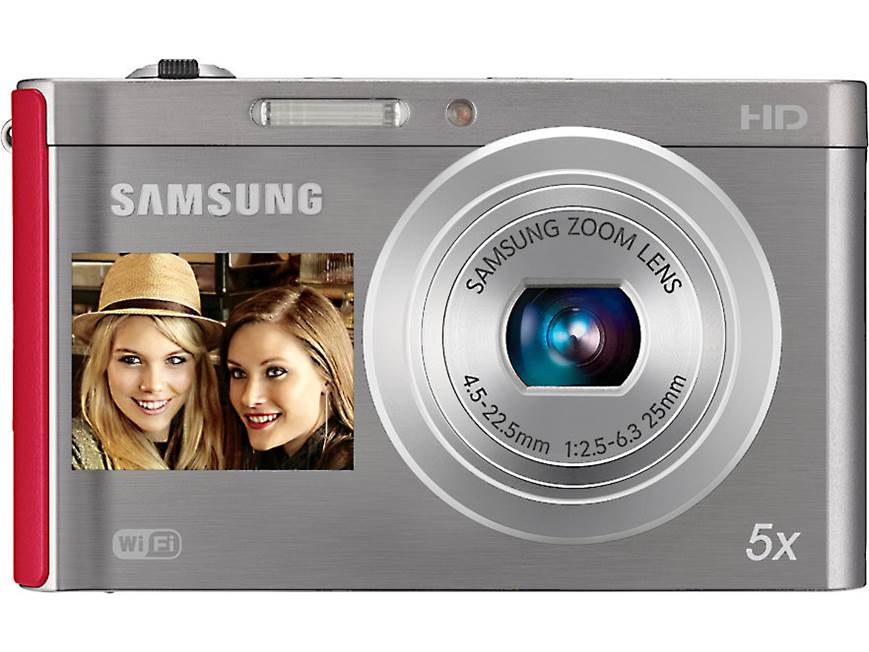 Samsung DV300F (Silver/Red) Dual-view compact camera with Wi-Fi