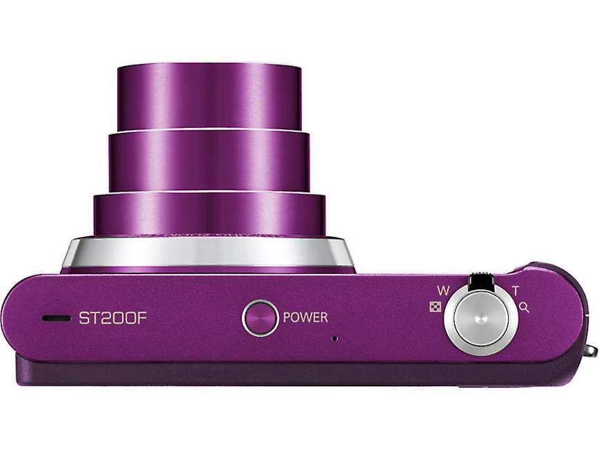 Samsung ST200F (Purple) 16-megapixel Wi-Fi® camera with 10X zoom