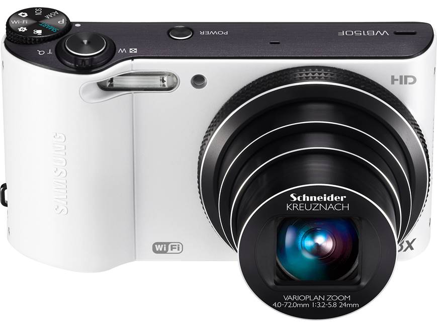 Samsung WB150F (White) Long-zoom 14.2-megapixel compact camera
