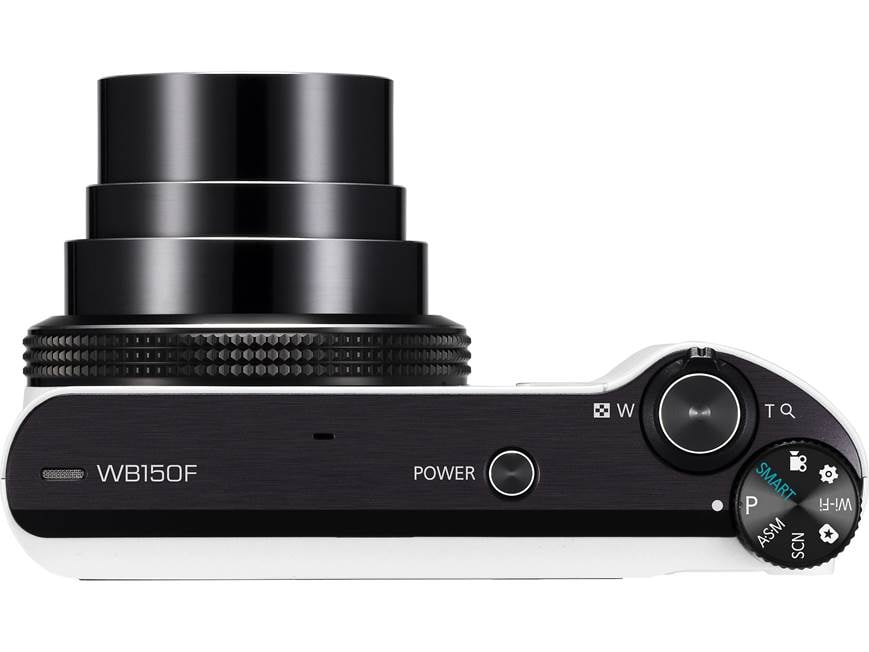 Samsung WB150F (White) Long-zoom 14.2-megapixel compact camera