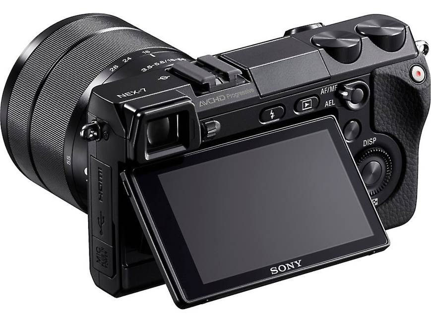 Sony Alpha NEX-7 24.3-megapixel digital hybrid camera with 18-55mm