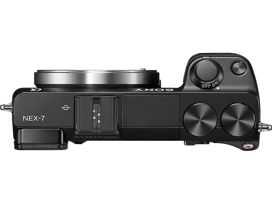 Sony Alpha NEX-7 24.3-megapixel digital hybrid camera with 18-55mm