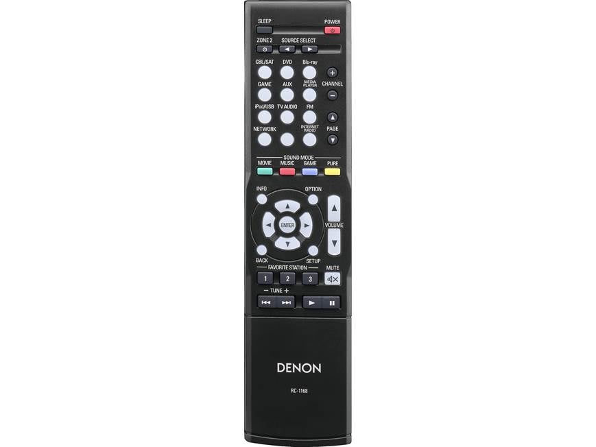 Denon AVR-1713 5.1-channel home theater receiver with Apple