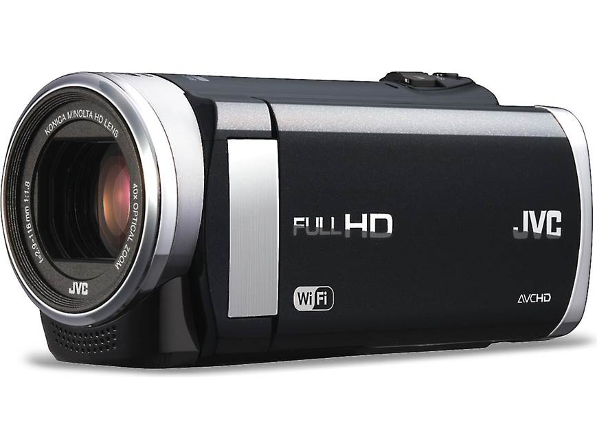 JVC Everio GZ-EX250 HD camcorder with Wi-Fi® functions and 16GB on