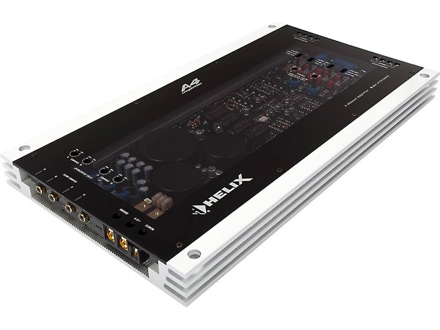 HELIX 4chパワーアンプ　A4 HELIX Competition A4 (Silver) 4-channel car amplifier — 85 watts