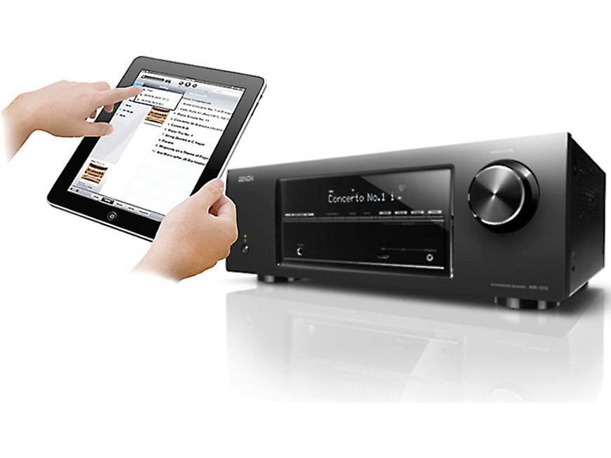 Denon AVR-1613 5.1-channel home theater receiver with Apple