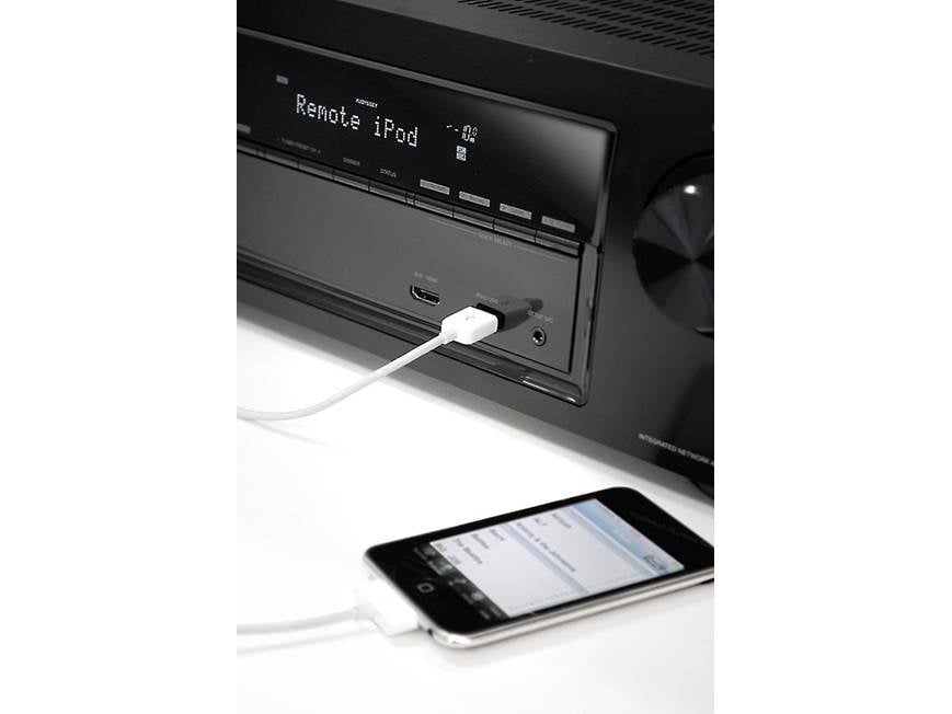 Denon AVR-1713 5.1-channel home theater receiver with Apple