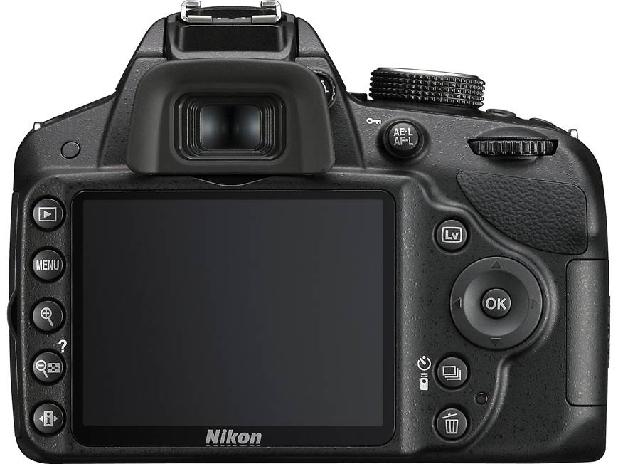 Nikon D3200 Kit (Black) 24-megapixel DSLR w/18-55mm DX VR lens