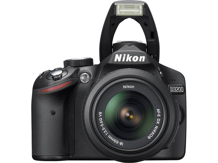 Nikon D3200 Kit (Black) 24-megapixel DSLR w/18-55mm DX VR lens