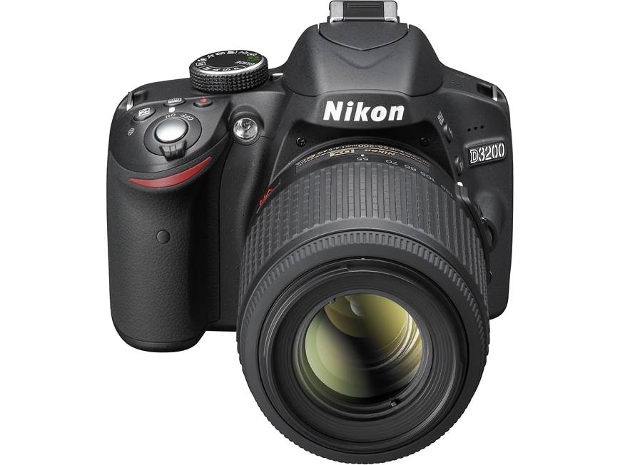 Nikon D3200 Kit (Black) 24-megapixel DSLR w/18-55mm DX VR lens