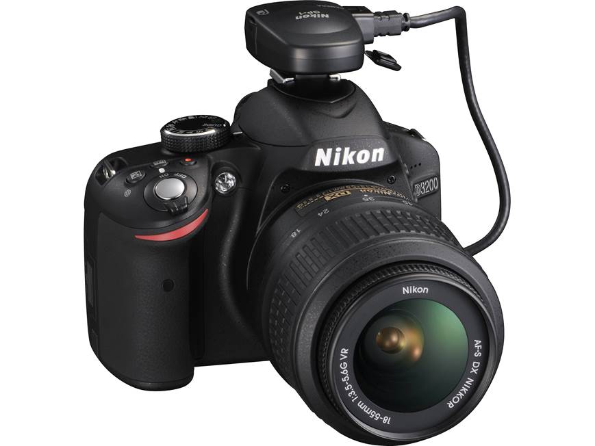Nikon D3200 Kit (Black) 24-megapixel DSLR w/18-55mm DX VR lens