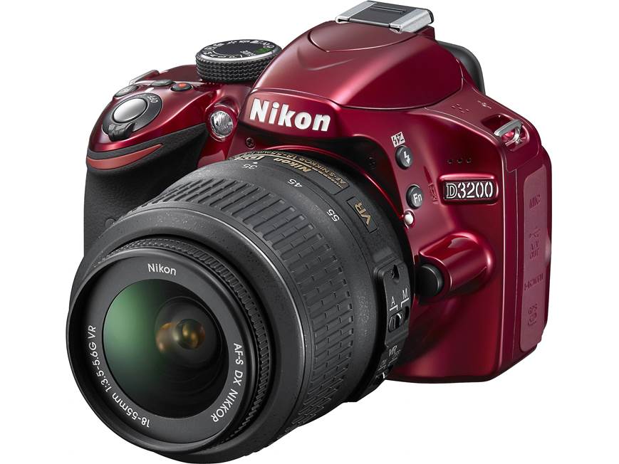 Nikon D3200 Kit (Black) 24-megapixel DSLR w/18-55mm DX VR lens