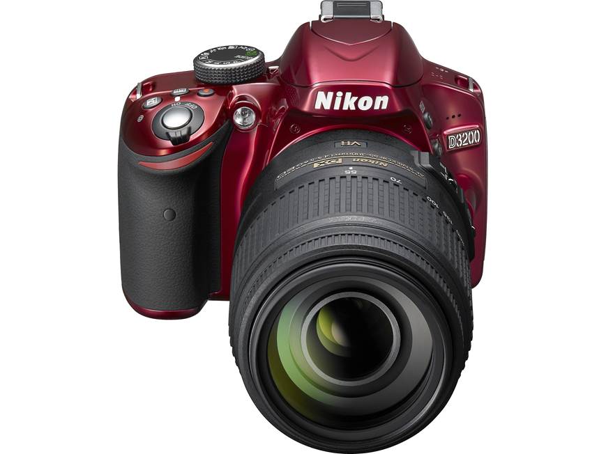 Nikon D3200 Kit (Red) 24-megapixel DSLR w/18-55mm DX VR lens (Red