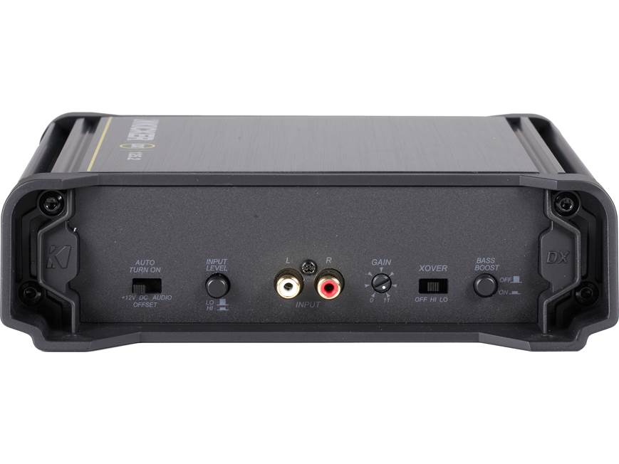 Kicker 11DX125.2 2-channel car amplifier — 30 watts RMS x 2 at