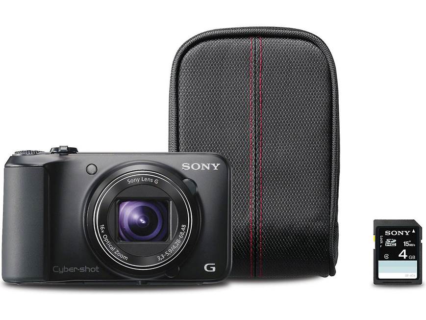 Sony Cyber-Shot® DSC-H90 Bundle 16.1-megapixel/16X optical zoom
