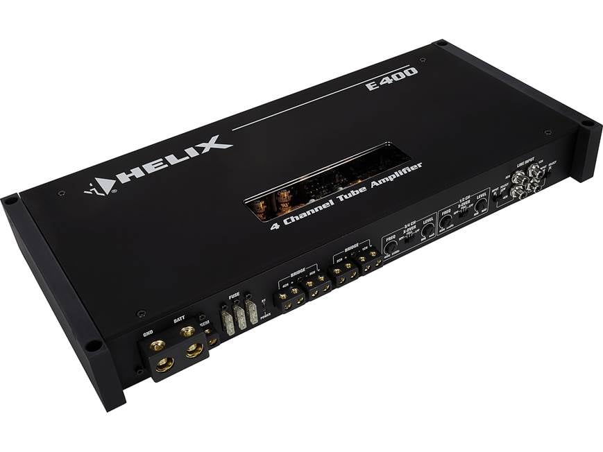 Helix E400 Esprit Series 4-channel car amplifier — 110 watts RMS x
